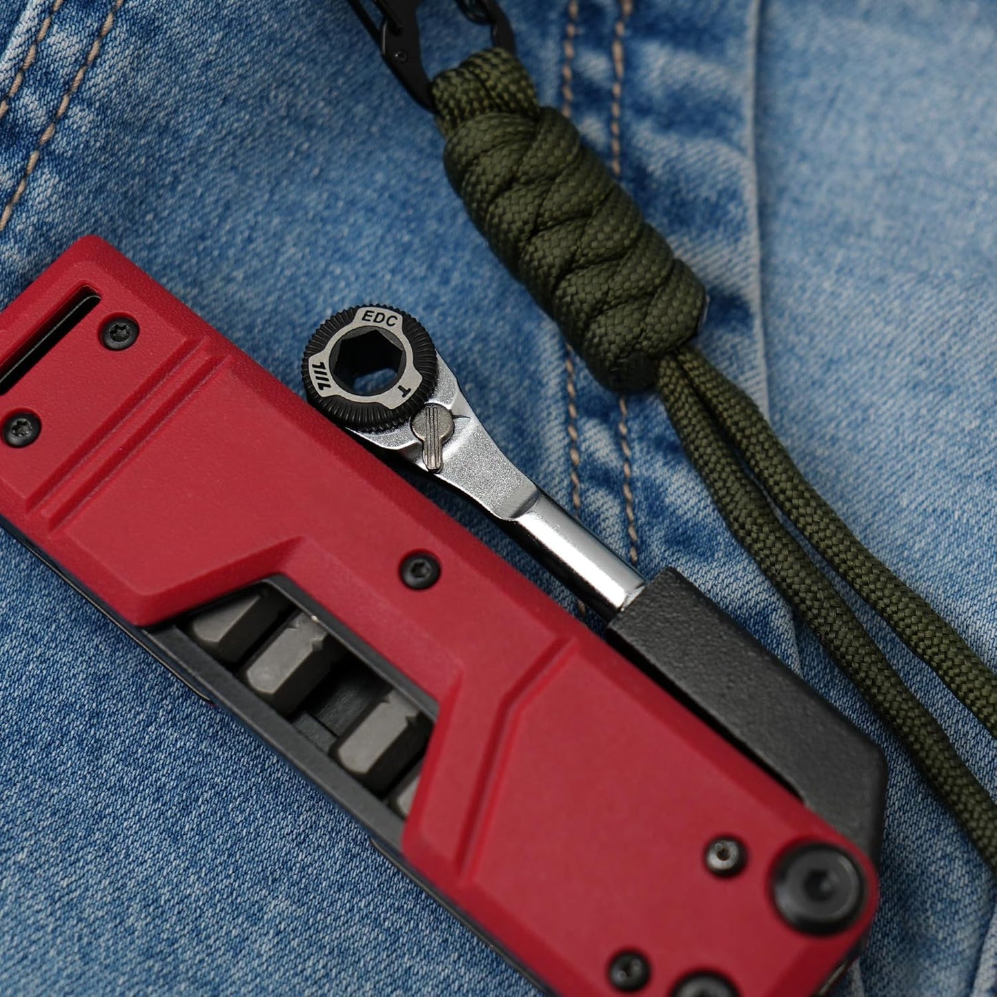 Llave trinquete EDC 1/4pulg rueda engranada