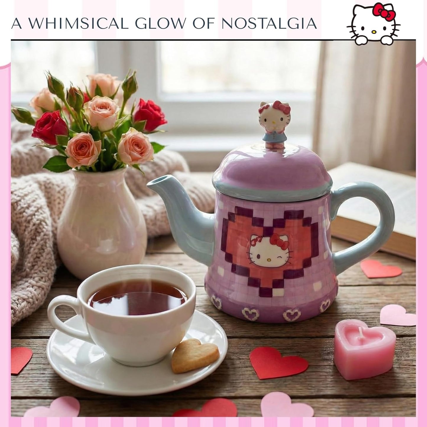 Tetera Digital Hello Kitty 9.125x5.125x7pulg