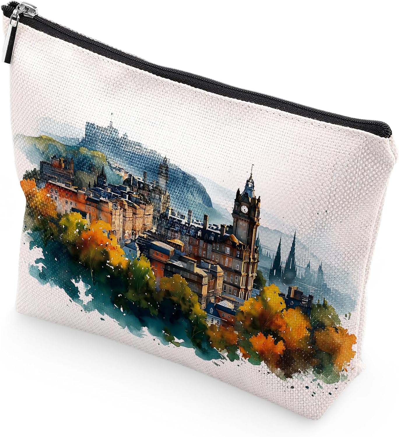 Bolsa maquillaje souvenir Escocia para viajeras mujeres