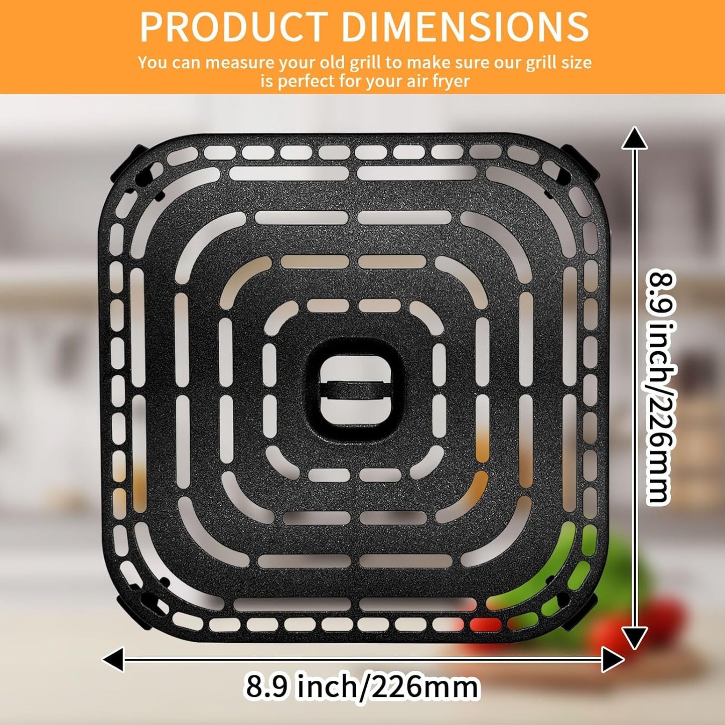 Sartén antiadherente para freidora aire COSORI 8.9x8.9pulg