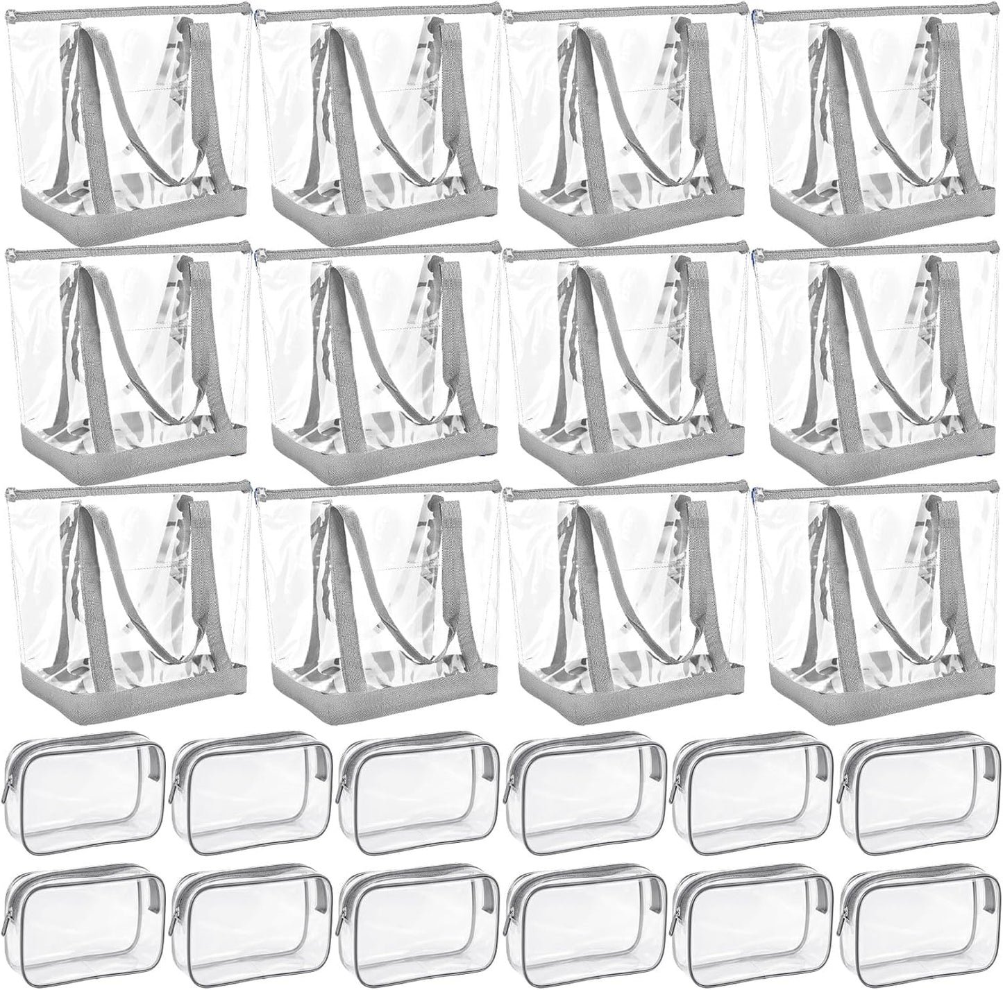 24 Bolsas Transparentes Impermeables 16x13pulg Viajes
