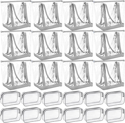 24 Bolsas Transparentes Impermeables 16x13pulg Viajes