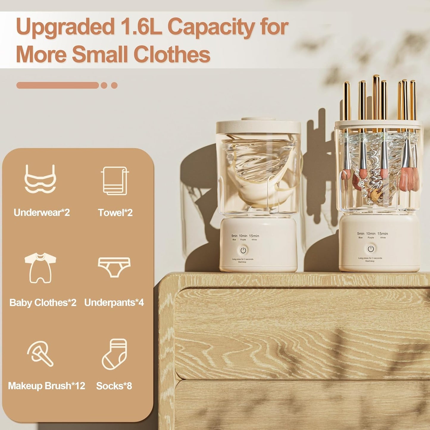 Mini Lavadora Portátil Ropa Interior Hogar Viaje