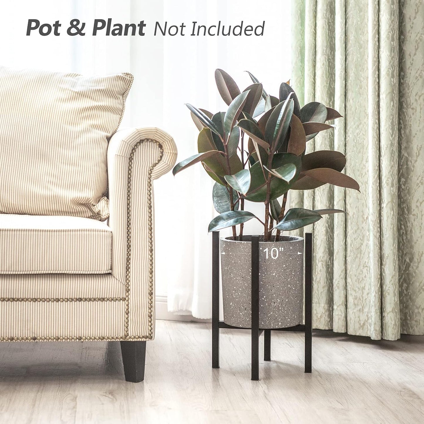 Soporte para plantas moderno en maceta
