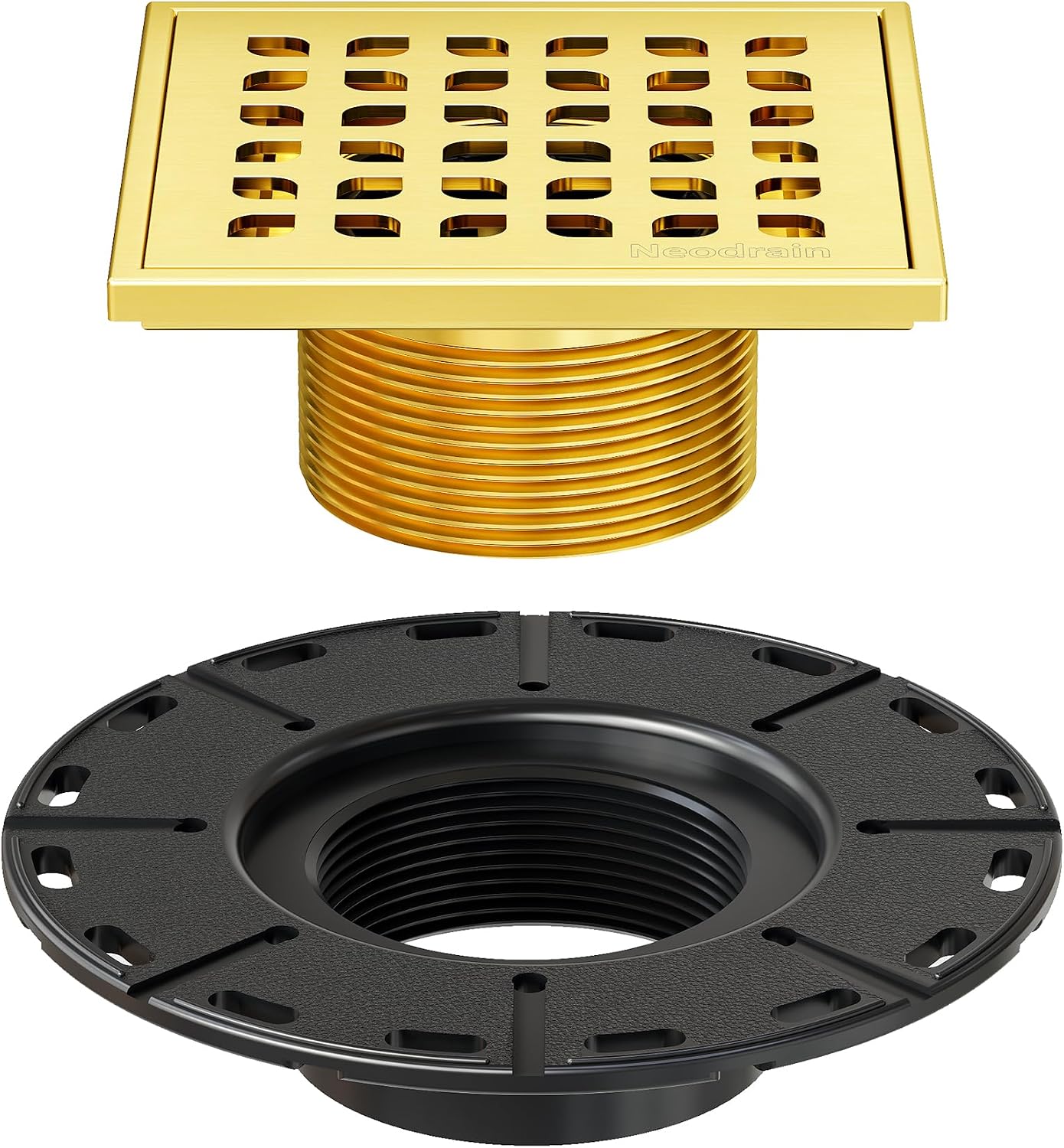 Kit rejilla drenaje 4pulg acero inox 304 comp Schluter Kerdi