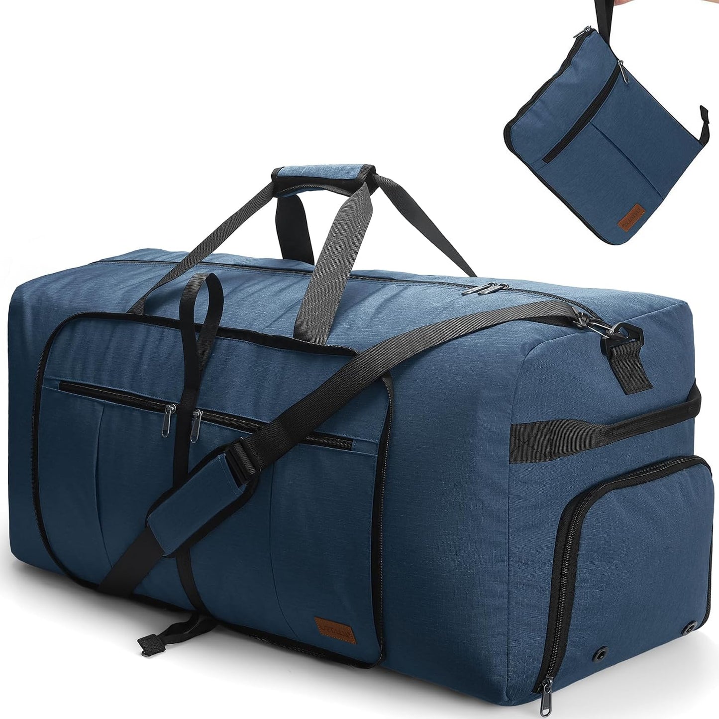 Bolsa viaje plegable 120L con compartimento zapatos