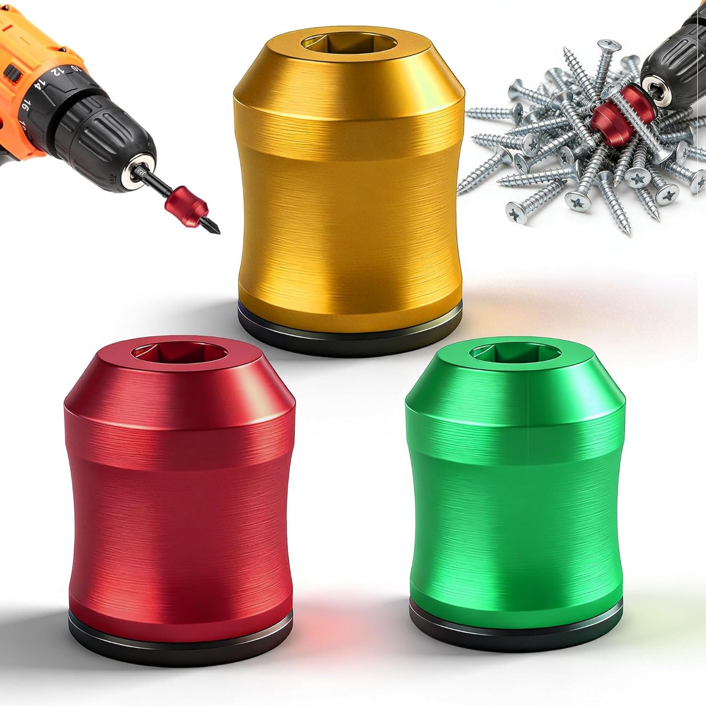 3 Anillos Magnéticos 1/4pulg Hexagonal Doble Capa