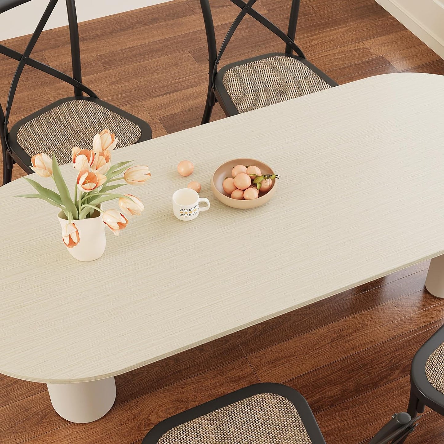 Papel contacto madera beige grueso impermeable 15.7x118pulg