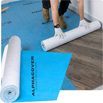 Protector suelo autoadhesivo azul 20x20pulg impermeable