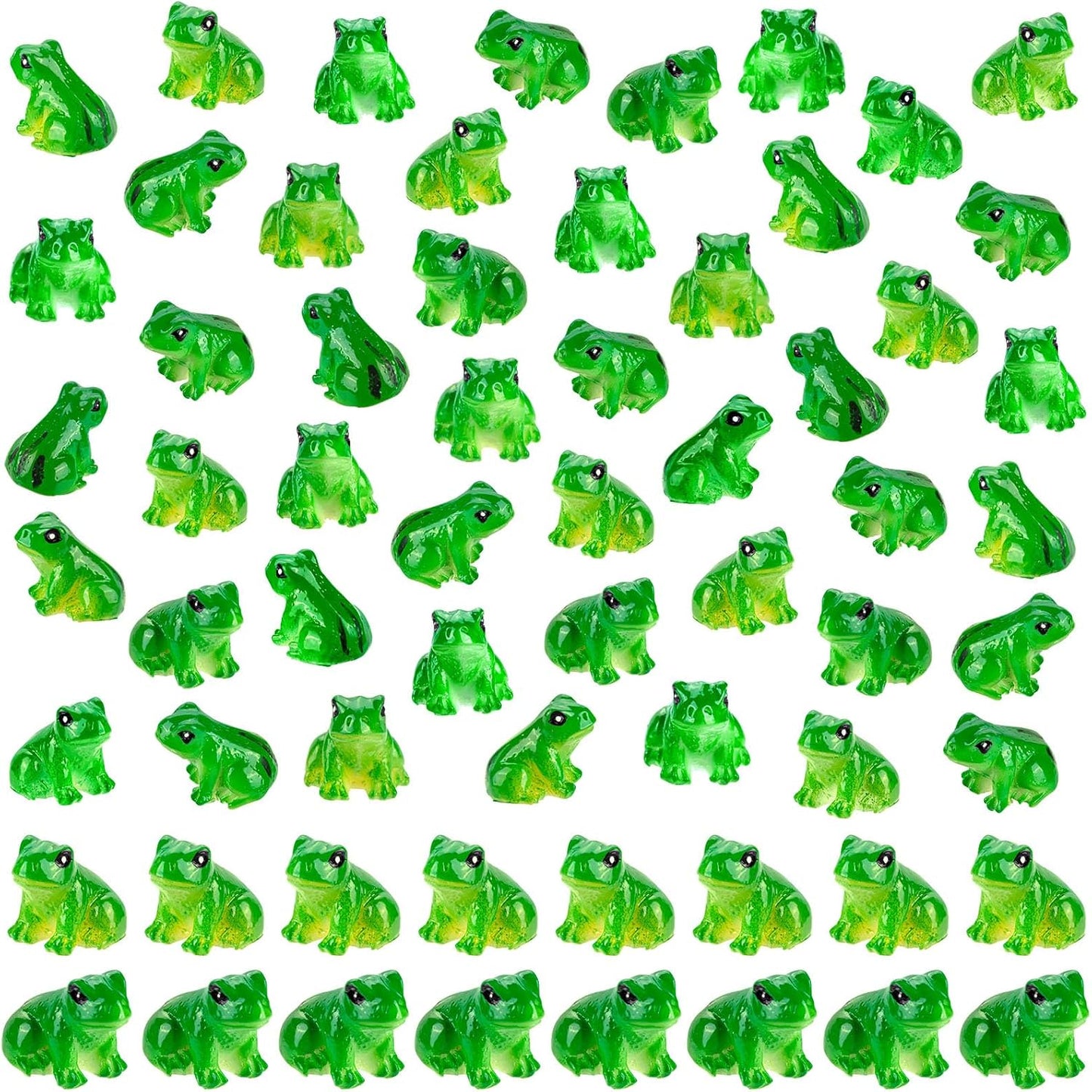 60 Pzas ranas resina decoración jardín hadas musgo