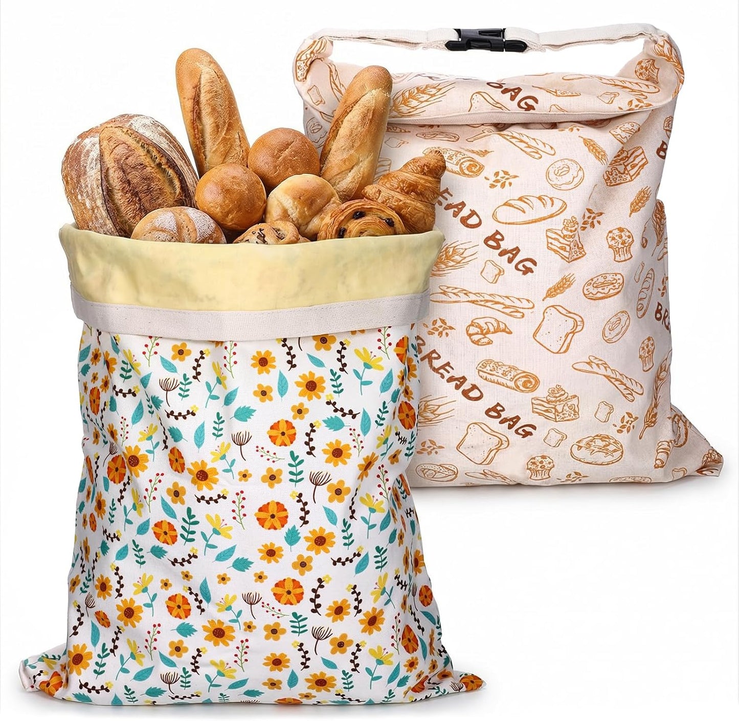 2 Bolsas Pan Cera Abejas 13x17pulg Reutilizables