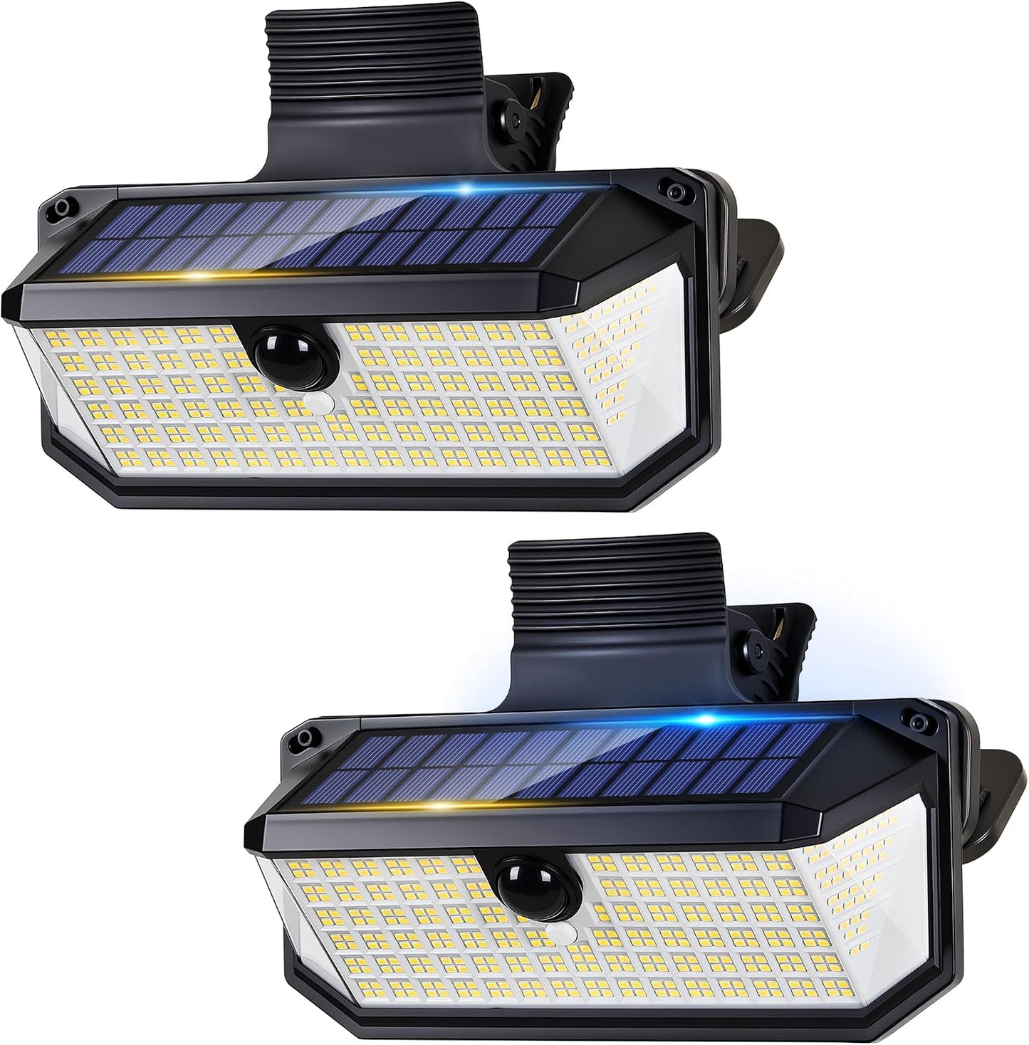 416 Luces LED Solares con Sensor Movimiento 1500lm 3 Modos