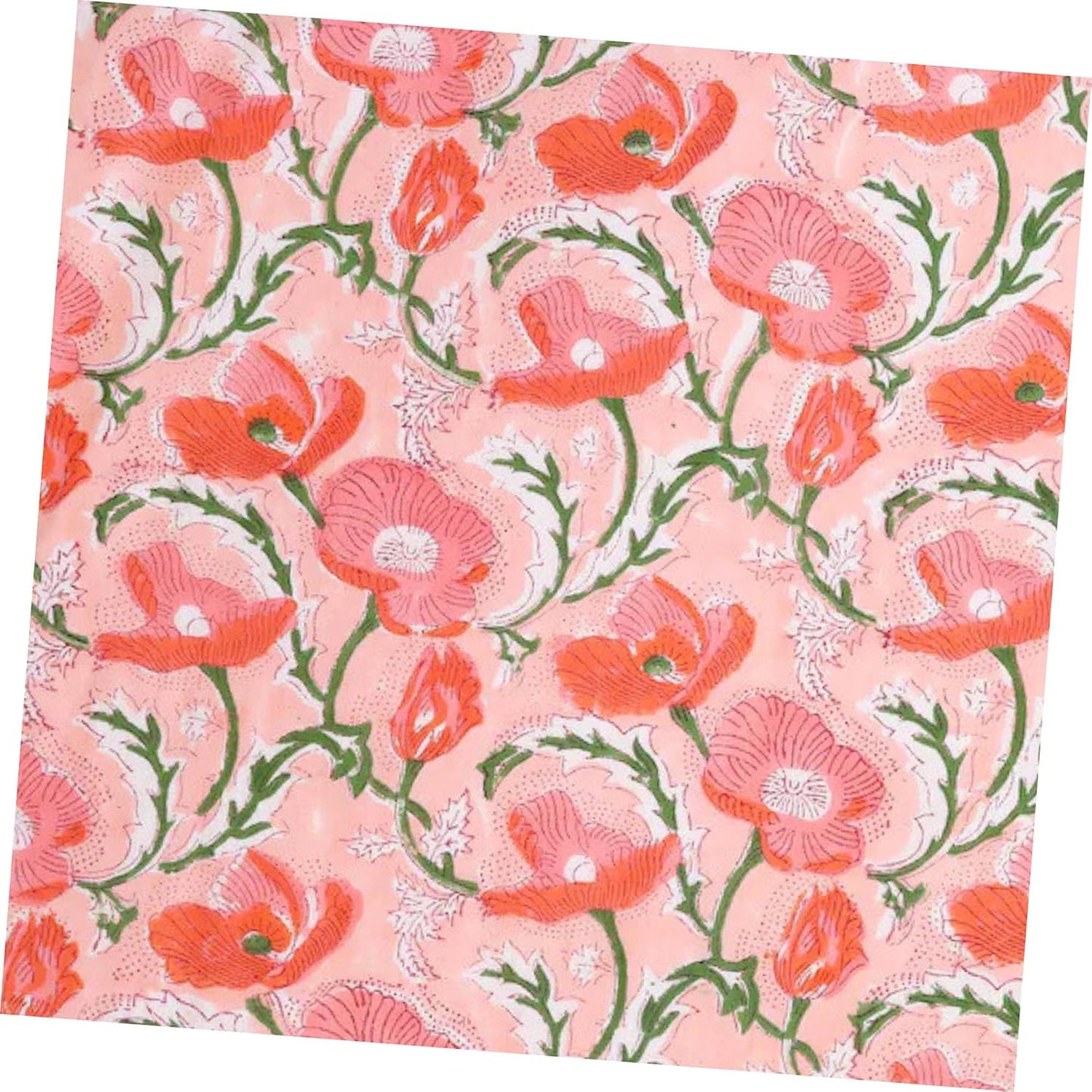Servilletas de cóctel de amapola tinta no tóxica con estampado floral