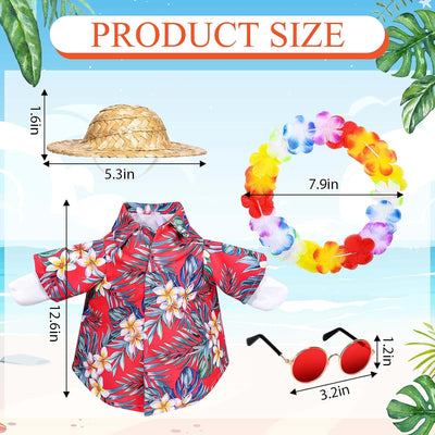Disfraz ganso hawaiano Luau 23pulg corona sombrero paja