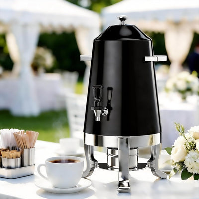 Urna café 50 tazas acero inox 13L negro