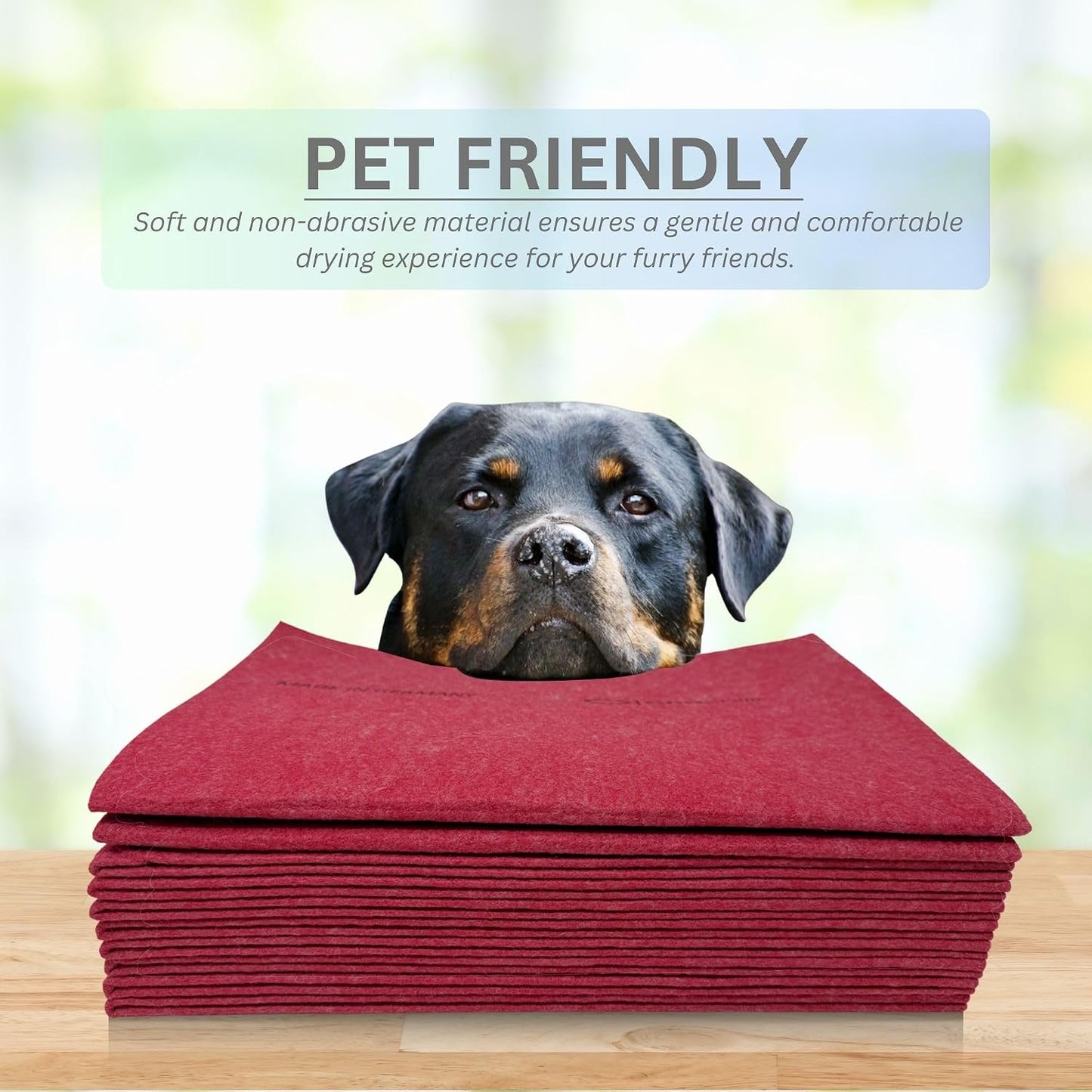 10 Paños Gamuza Alemanes Extra Grandes Absorbentes para Mascotas