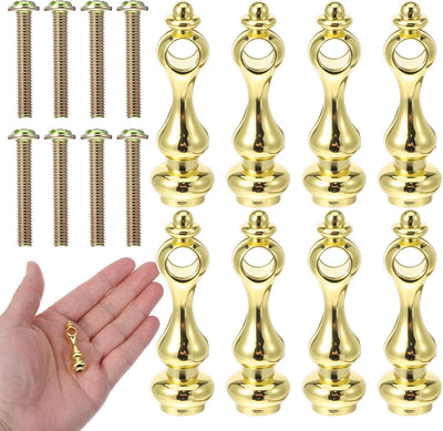 8 Pzas Ejes Barandilla Latón Rieles Estantería Metal