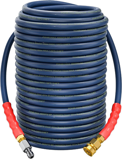 Manguera presión 3/8pulg 4800psi 200ft acero trenzado 4 capas