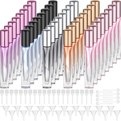 Botellas perfume recargables vidrio 1.0oz spray a prueba de fugas