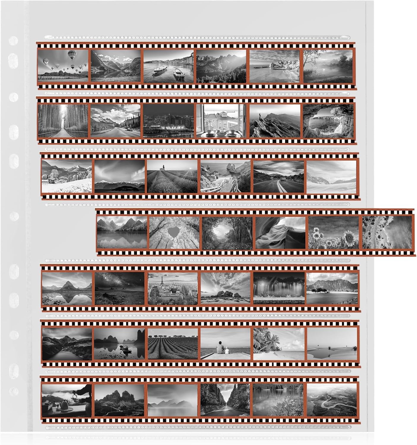 100 Fundas Fotos 1.378pulg Soporte Película
