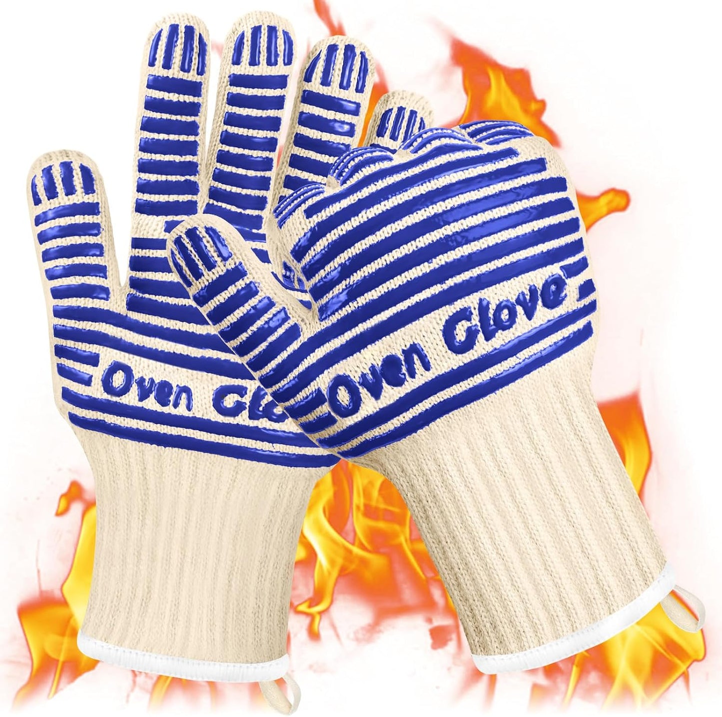Guantes silicona antideslizantes para horno parrilla