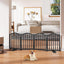 Puerta plegable para perros 16pulg alto 48pulg ancho