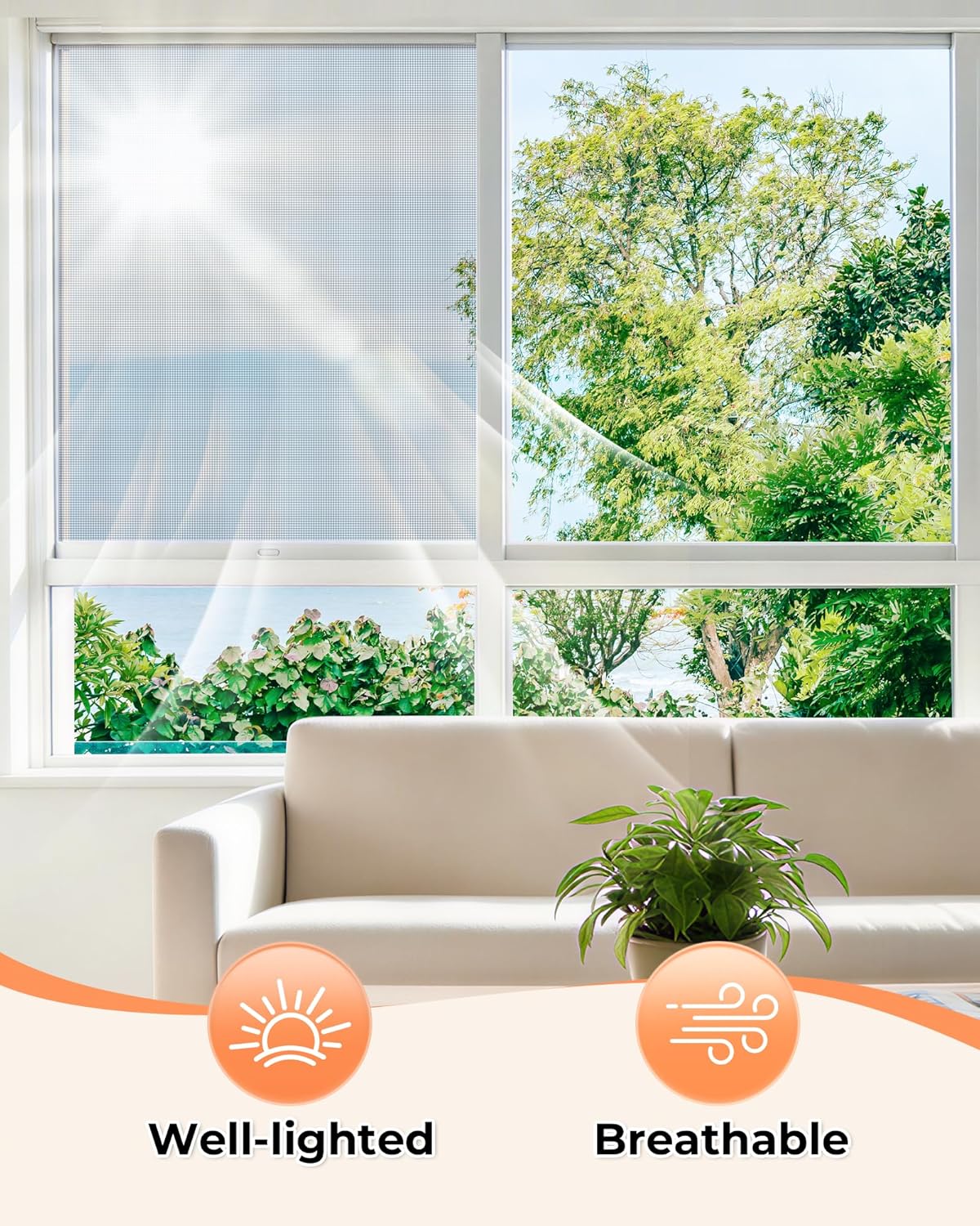 Malla negra para ventanas puertas 48x118pulg
