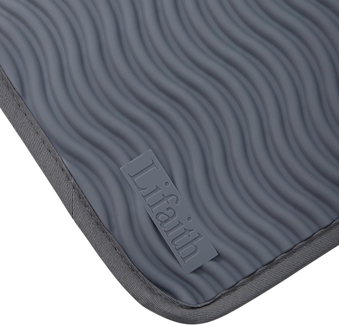 Set 3 Soportes Ollas Silicona Antiderrap Gris