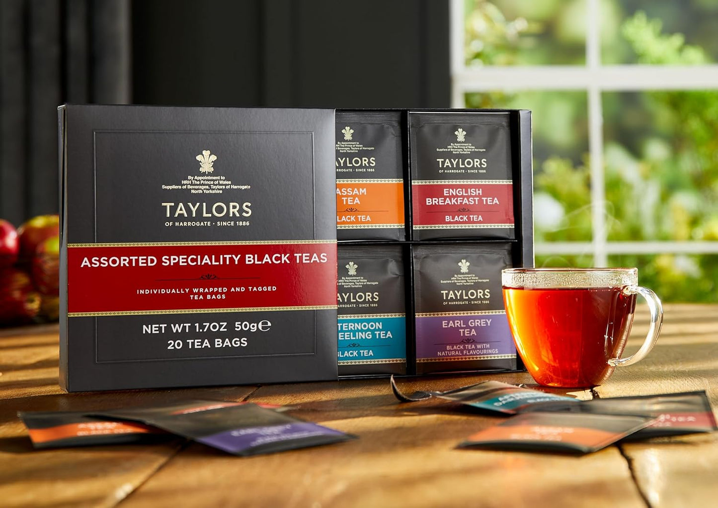 Caja regalo tés negros especiales Taylors 20uds