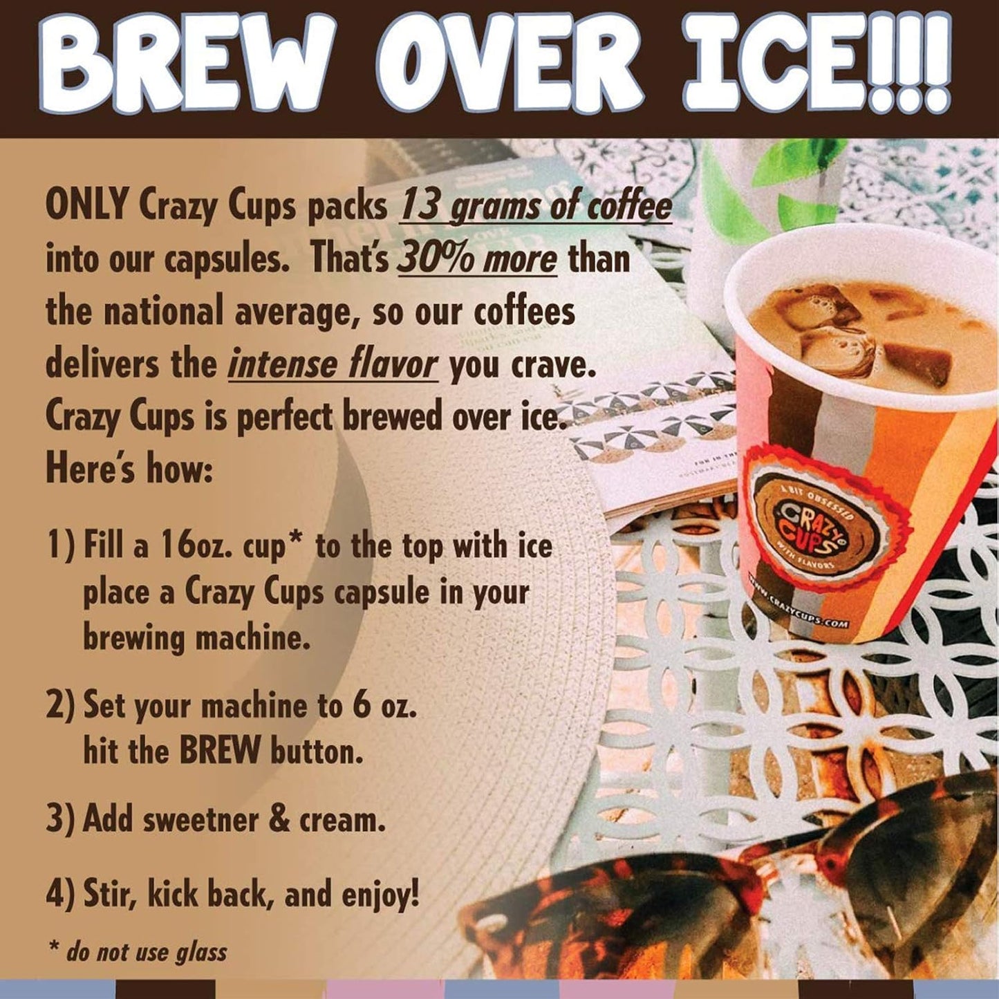 Café descafeinado saborizado para Keurig K Cups 40 Uds