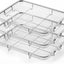 Cesta Freidora Aire 15.4pulg 3 Pzas Acero Inox