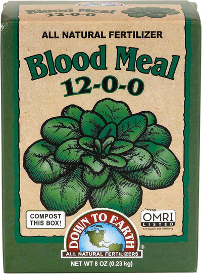 Harina sangre orgánica 12-0-0 0.5lb alimento vegetal