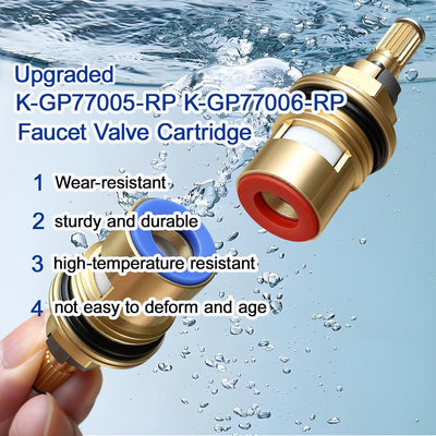 Cartucho cerámico para grifo Kohler K-GP77005-RP y K-GP77006-RP