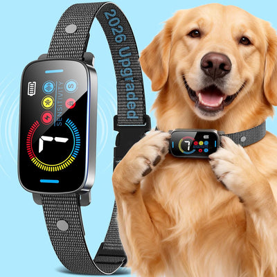 Collar antiladridos perros 7 niveles sensibilidad color negro