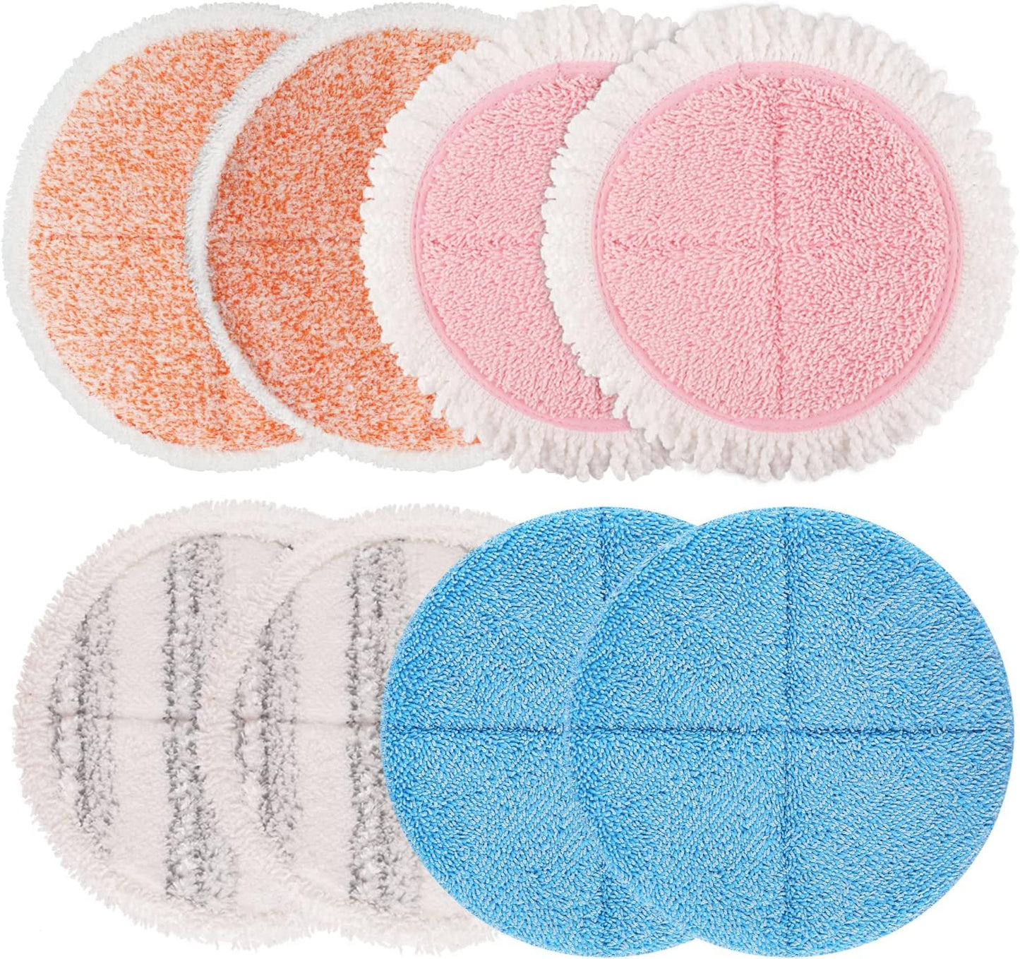Almohadillas mopa eléctrica redondas 7.28pulg set 8
