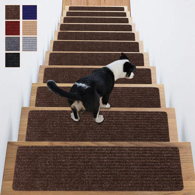 7 Pzas Tapete Antiderrap para Escalones 8x30pulg