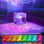 Lámpara ducha LED 16 colores control remoto recargable