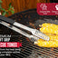 Pinzas barbacoa acero inox 9pulg mango suave negro