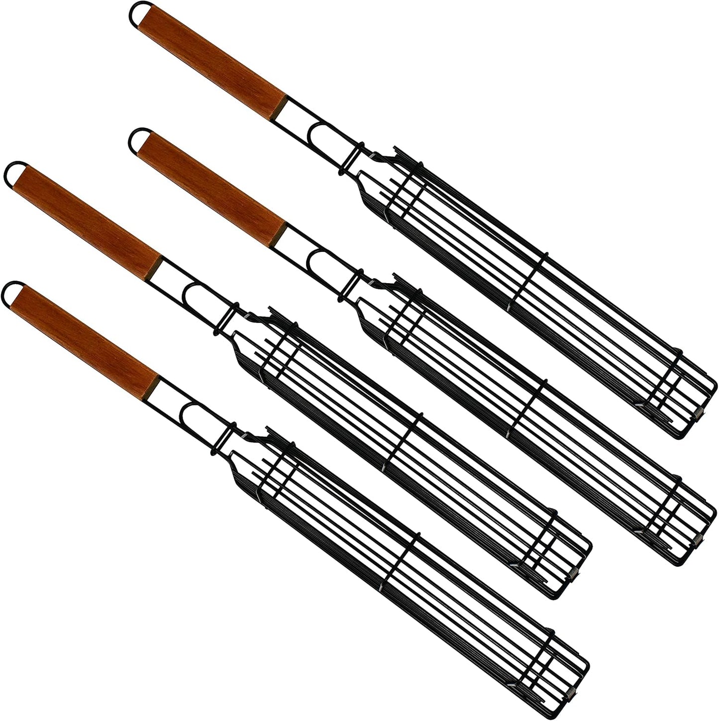 Juego 4 Cestas Antiadherentes para Parrilla