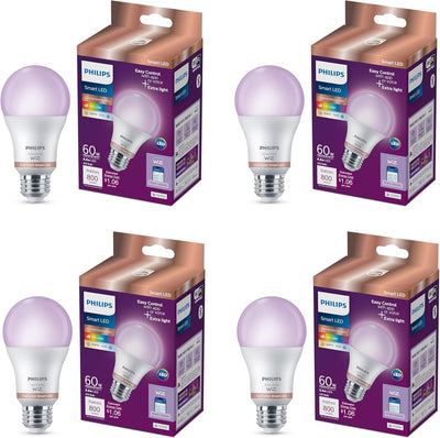 Bombilla LED inteligente A19 E26 60W 800lm control voz app