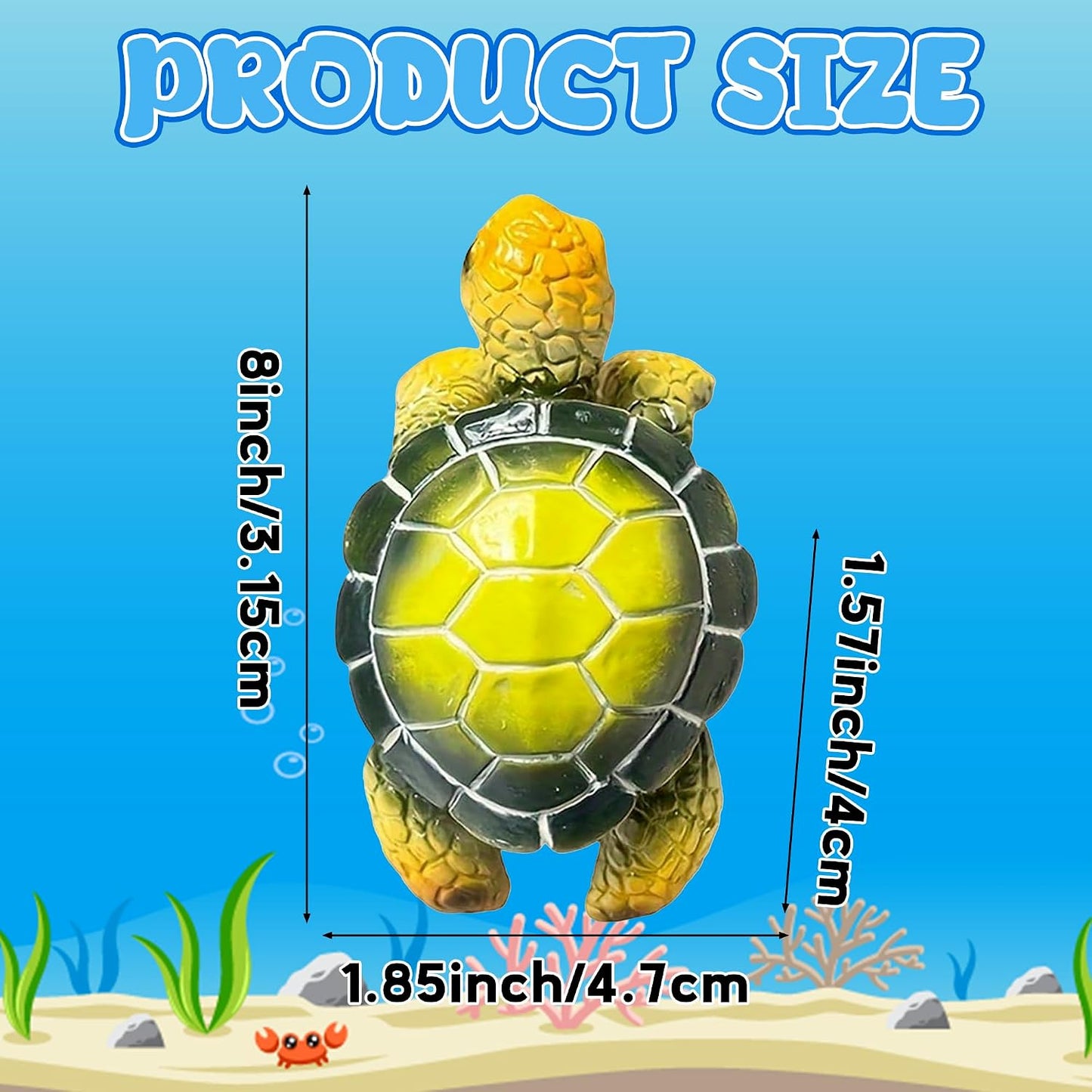 Figura tortuga colgante resina para maceta