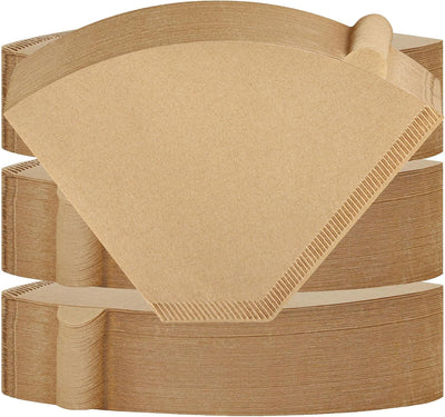 Filtros de café Tecbeauty n.º 4 de cono papel natural sin blanquear