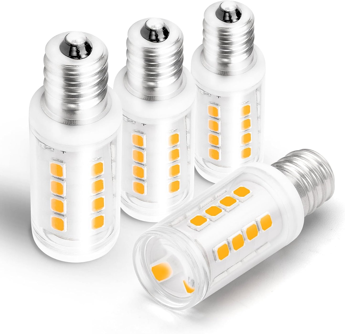 Bombilla LED E12 2W 2700K base candelabro blanco cálido