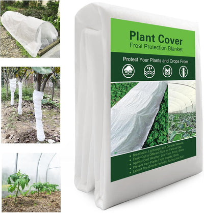 Manta contra heladas para plantas 8x40pulg color blanco