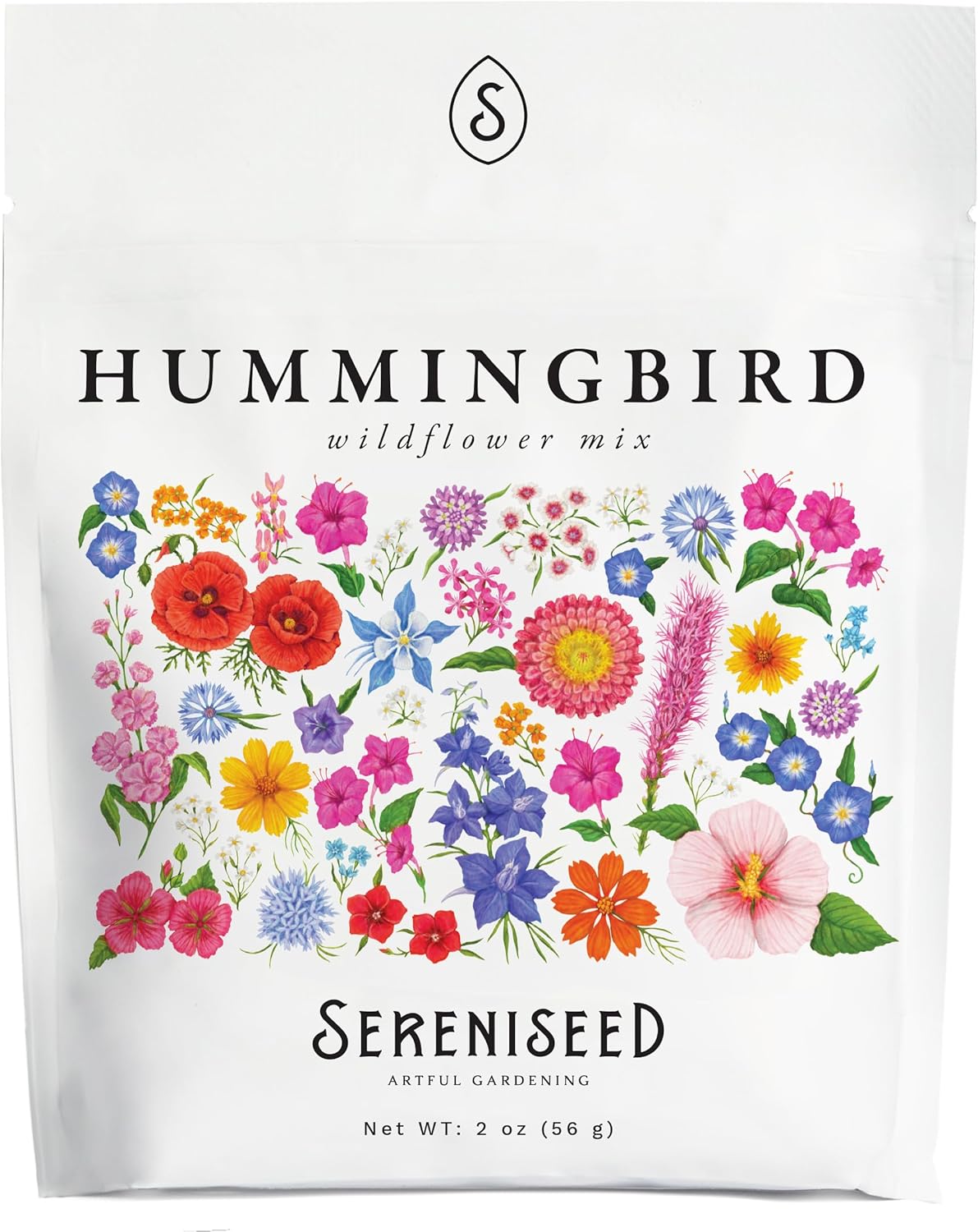 Semillas mezcla flores silvestres colibrí 2oz