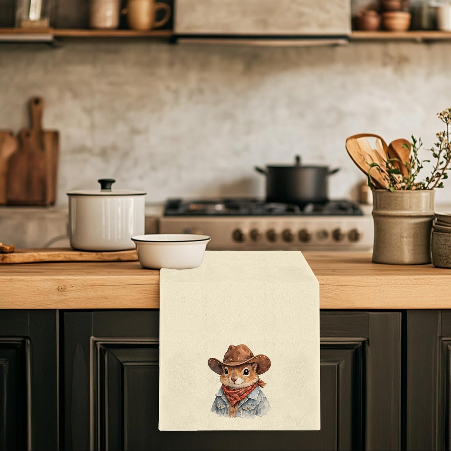 Toallas cocina rústicas vaquero decoración baño