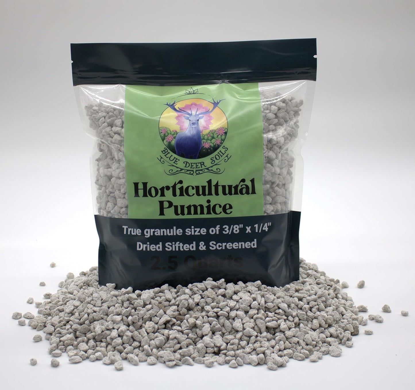Piedra pómez hortícola 2.5qt enmienda suelo bonsái cactus