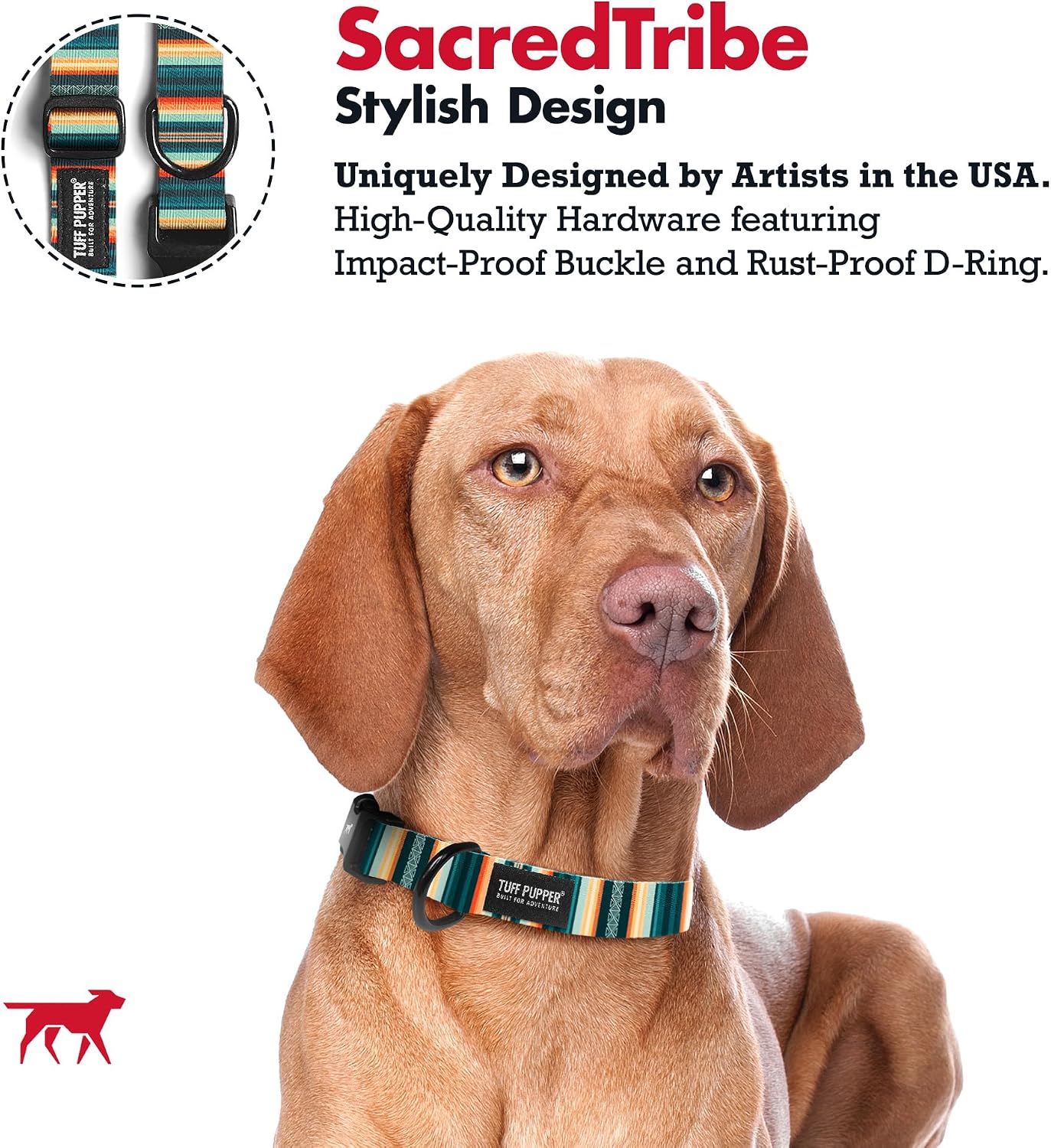 Collar perro mediano y hembra ajustable SacredTribe