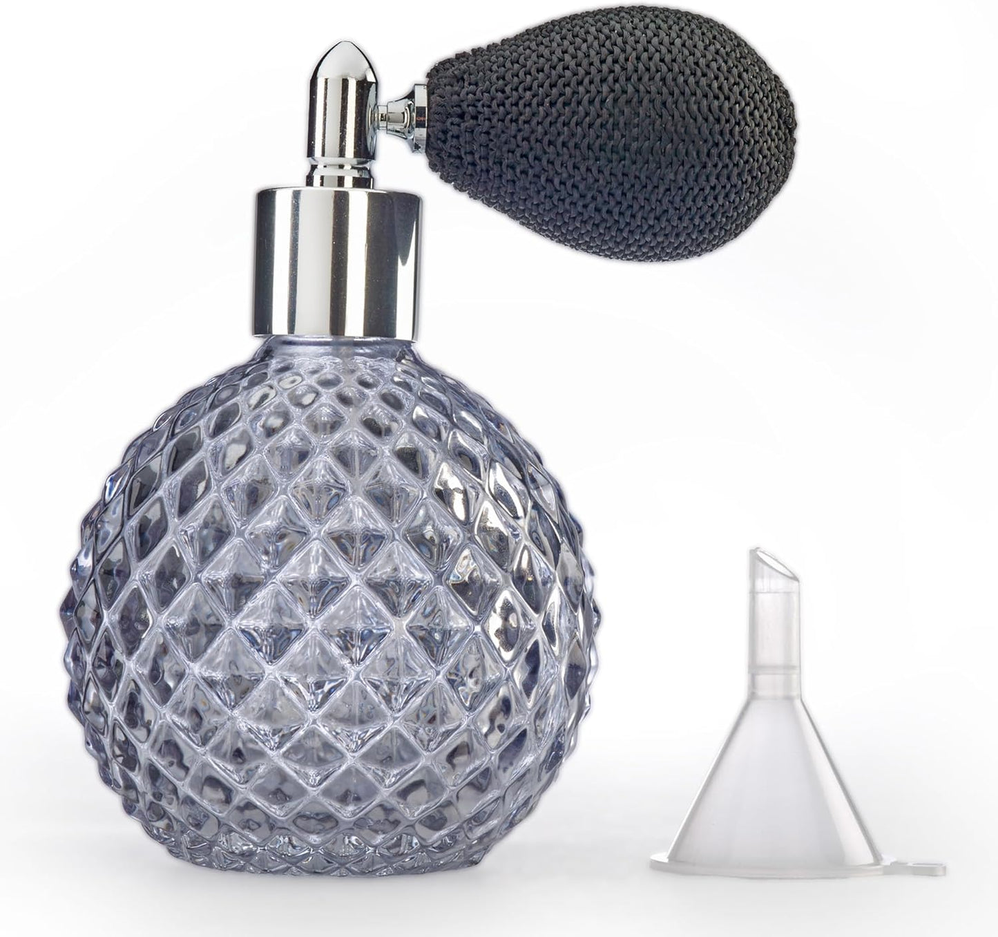 Atomizador vidrio licores con tapa acero inox gris 100ml