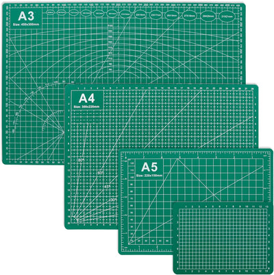 Alfombrilla corte doble cara 5 capas giratoria para manualidades